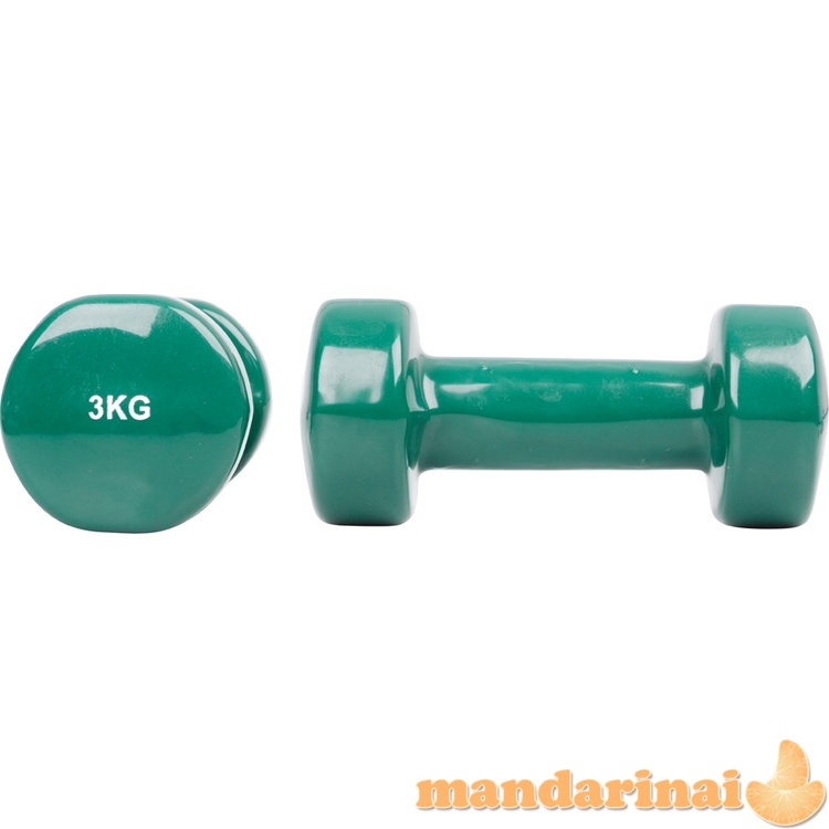 Vinilinių hantelių rinkinys inSPORTline Smoothbell 2 x 3 kg