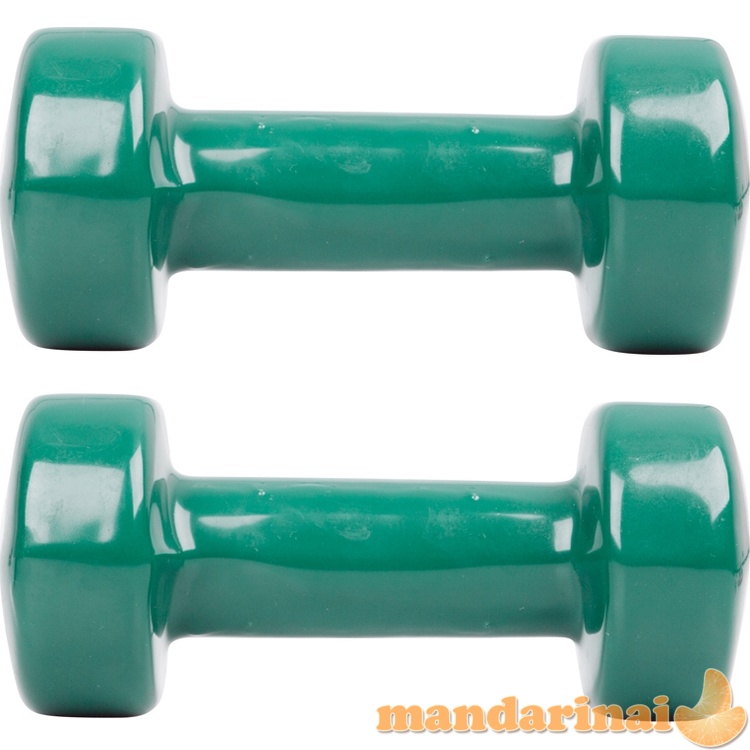 Vinilinių hantelių rinkinys inSPORTline Smoothbell 2 x 3 kg