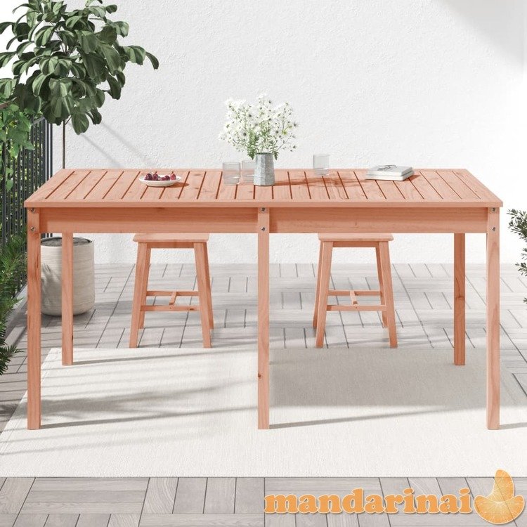 Sodo stalas, 159,5x82,5x76cm, duoglas eglės medienos masyvas