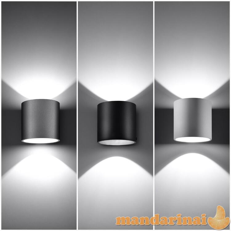 Sieninis šviestuvas orbis 1 juodas 3