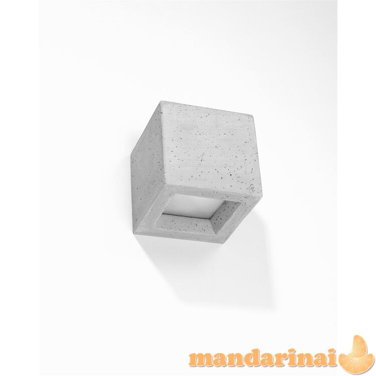 Sieninis šviestuvas Leo betonas