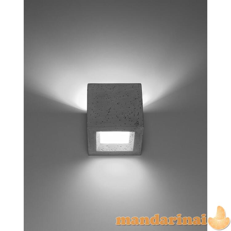 Sieninis šviestuvas Leo betonas