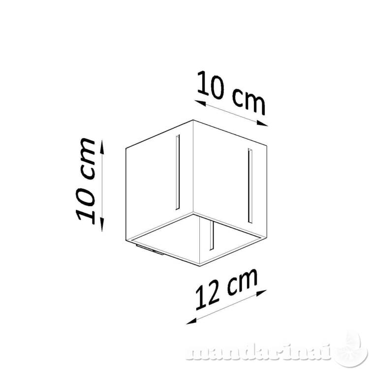 Sieninis šviestuvas PIXAR baltas 4