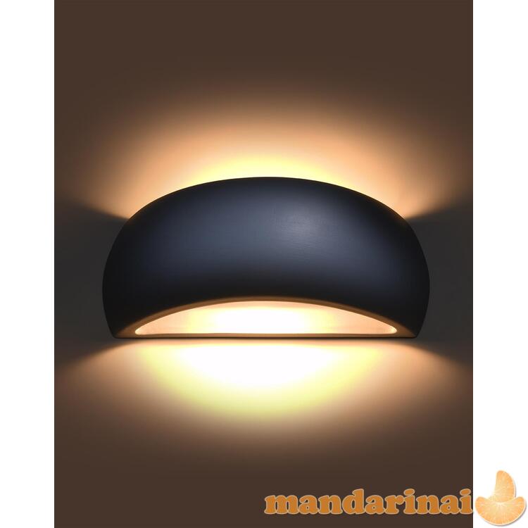 Sieninis šviestuvas keramika Ponijaus pilka spalva