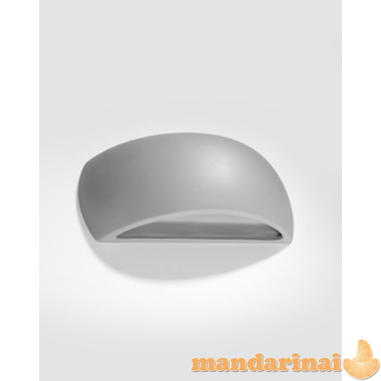 Sieninis šviestuvas keramika Ponijaus pilka spalva