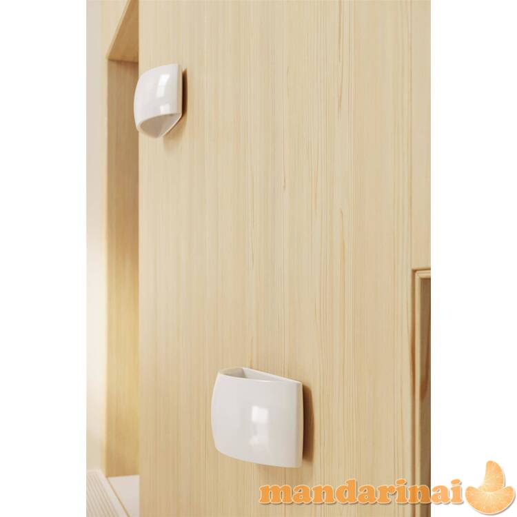 Lakuotas Sieninis šviestuvas pontijus baltas blizgesys