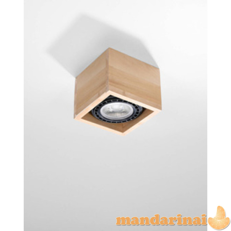 Plfond keturi 1 natūrali mediena 8