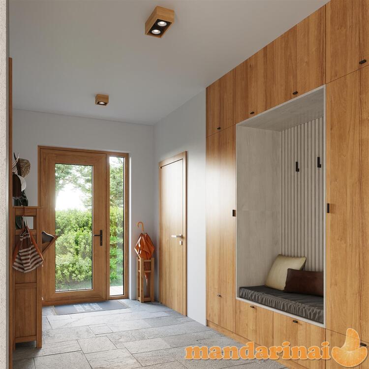 Plfond keturi 1 natūrali mediena 3