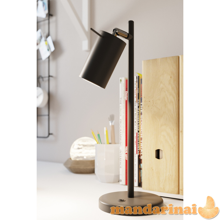 Stalo lempos žiedas juodas