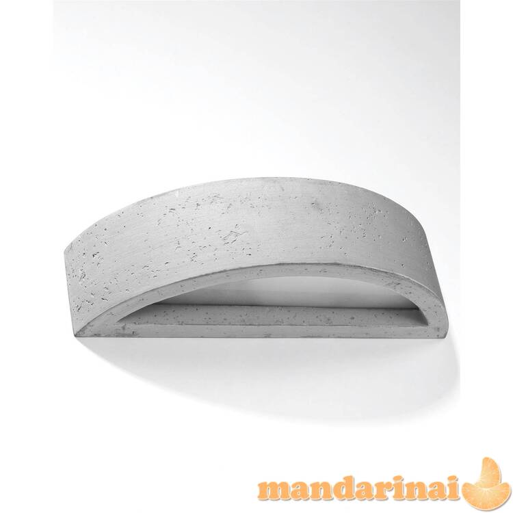 Sieninis šviestuvas atena betonas