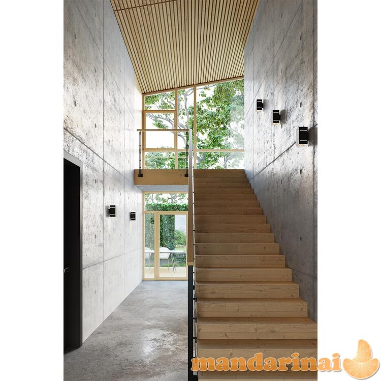 Sieninis šviestuvas bloko juodas