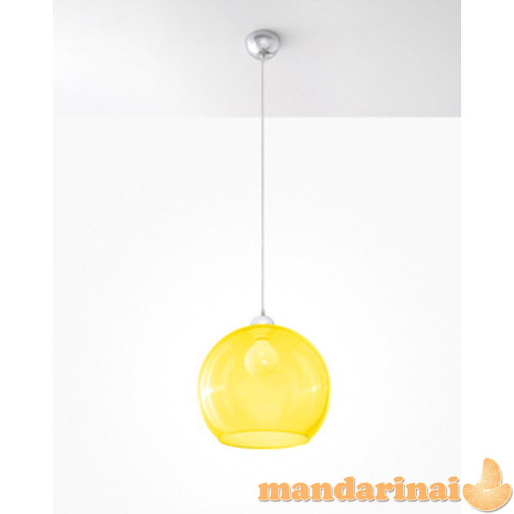 Pakabinama lempa rutulys geltonas