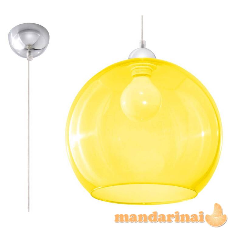 Pakabinama lempa rutulys geltonas