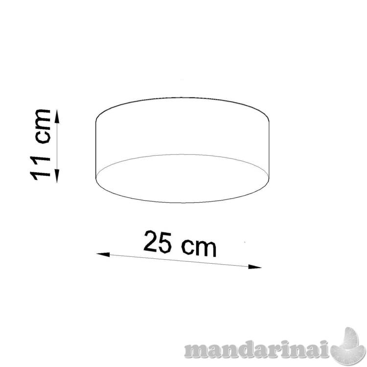 Arenos pilkos Lubinis šviestuvas