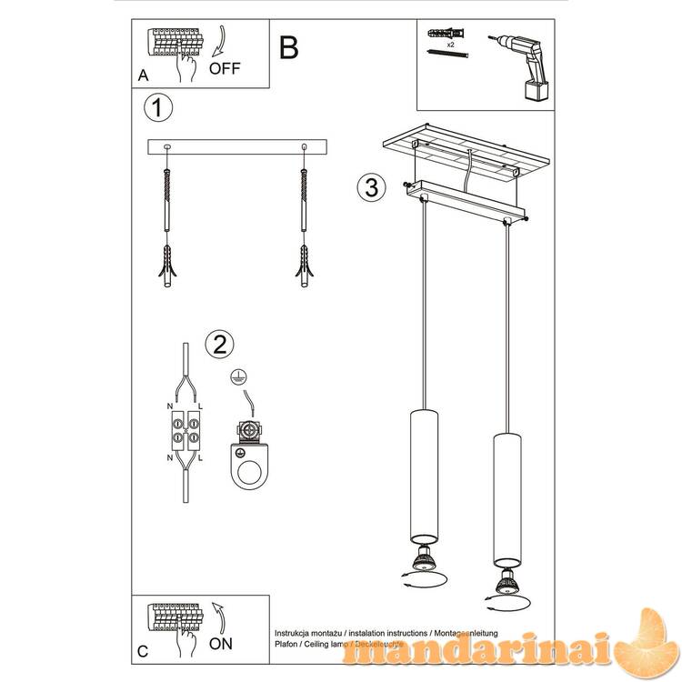 Pakabinama lempa lagos 2 balta