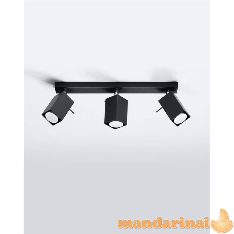 Lubinis šviestuvas MERIDA 3 juoda 1