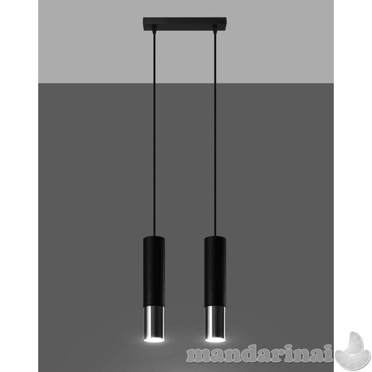 Pakabinama lemputė „Loopez 2 Black“/„Chrome“