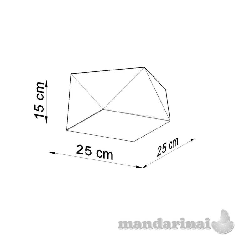 Šviestuvas hexa 25 balta 3