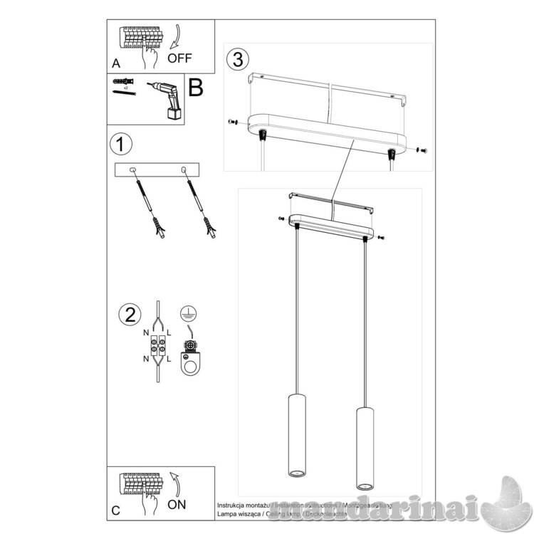 Pakabinama lempa LUVO 2 7