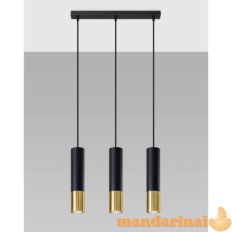 Pakabinama lemputė loopez 3l juoda/auksinė 1