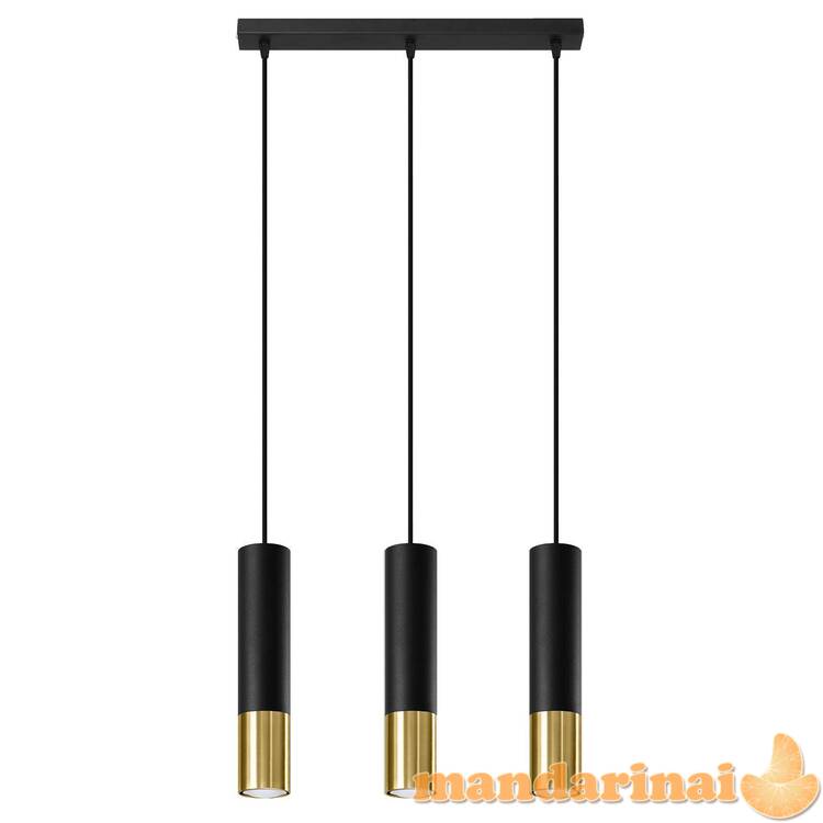 Pakabinama lemputė loopez 3l juoda/auksinė 2