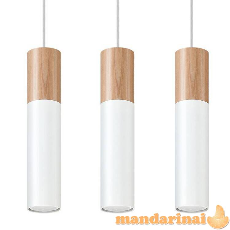 Pakabinamas šviestuvas Pablo 3 balta