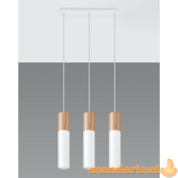 Pakabinamas šviestuvas Pablo 3 balta