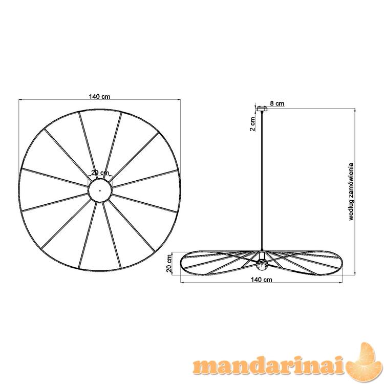 Pakabinama lempa eskola 140 juoda
