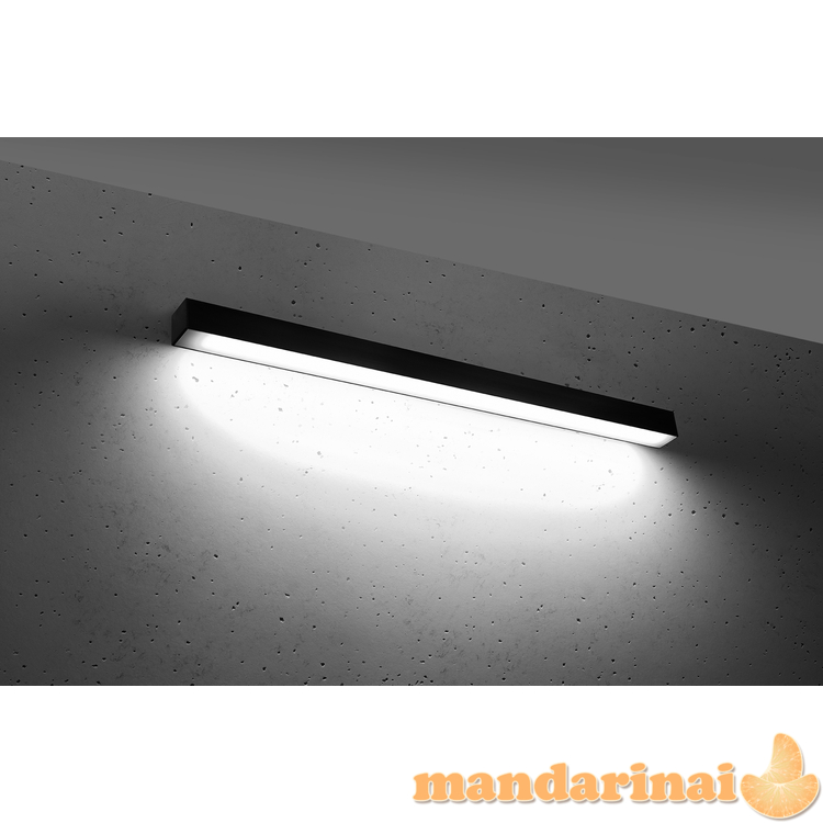 Sieninis šviestuvas PINNE 90 juodas 6