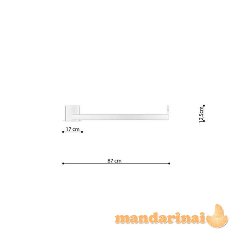 Lubinis šviestuvas rio 78 juodas 4000K
