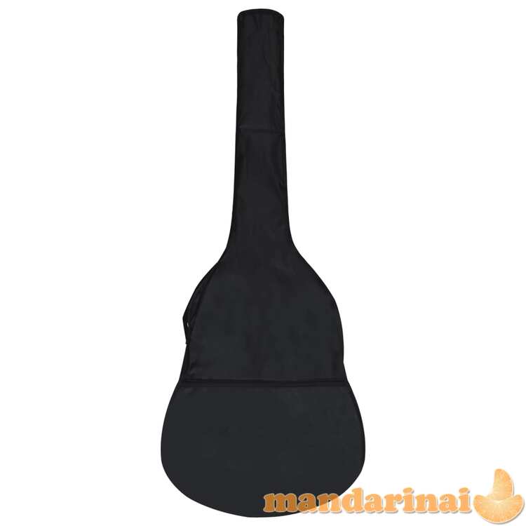 Gitaros dėklas 3/4 dydžio gitarai, juodas, 94x35 cm, audinys