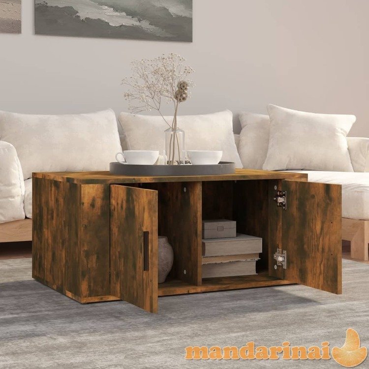 Kavos staliukas, dūminio ąžuolo, 80x50x36cm, apdirbta mediena