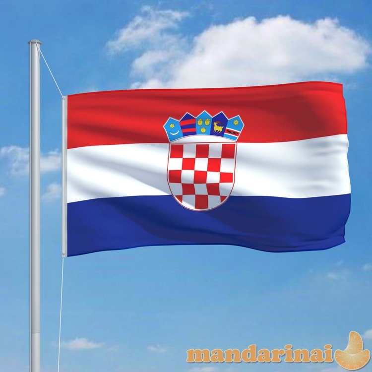 Kroatijos vėliava, 90x150cm
