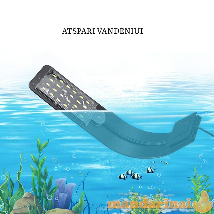 LED lempa akvariumo augmenijai bei gyvūnijai