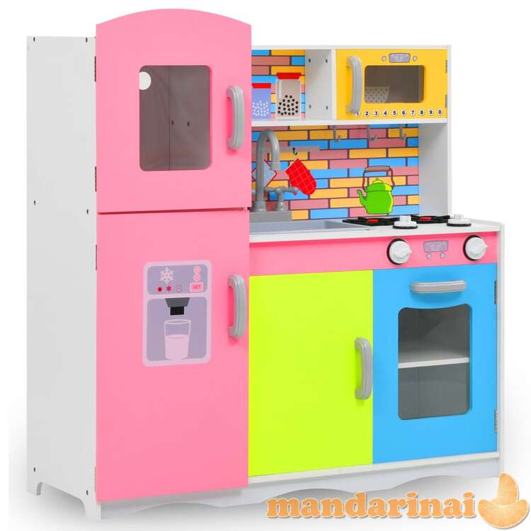 Vaikiška virtuvėlė, įvairių spalvų, 80x30x85cm, mdf