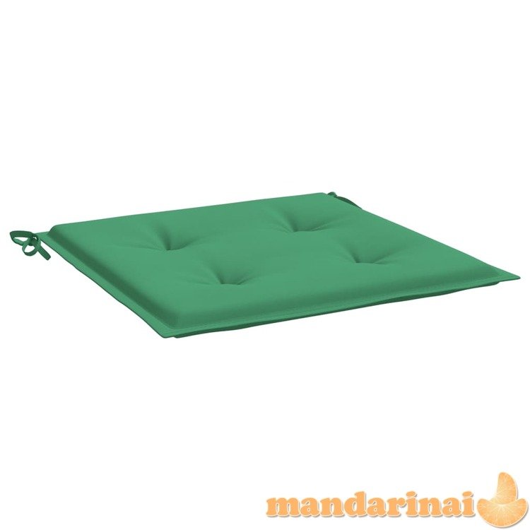 Sodo kėdės pagalvėlės, 2vnt., žalios spalvos, 50x50x3cm