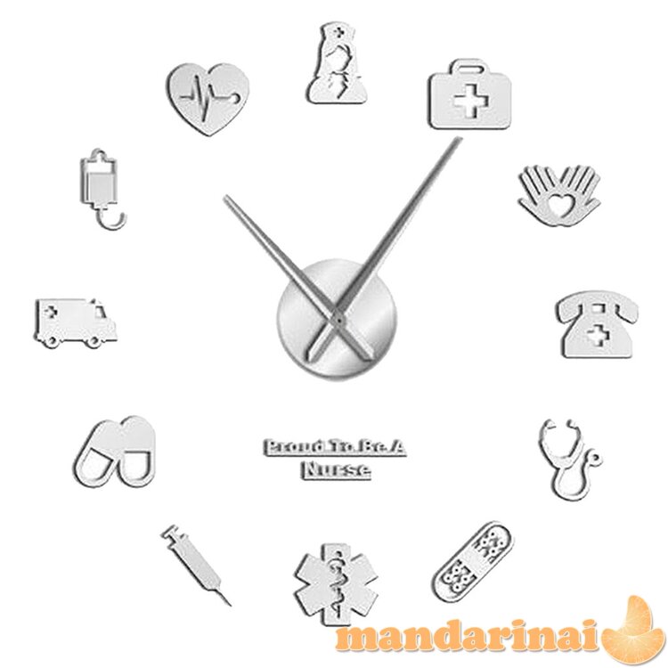 3D Laikrodis Padėkos dovana slaugytojai(ui)