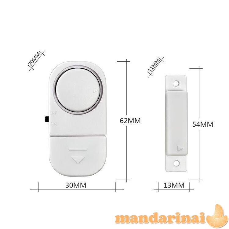 Belaidė magnetinė durų ir langų apsaugos sistema