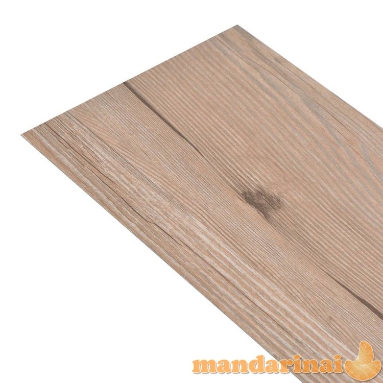Pvc grindų plokštės, prilipdomos, 5,02m², 2mm, ąžuolo ruda