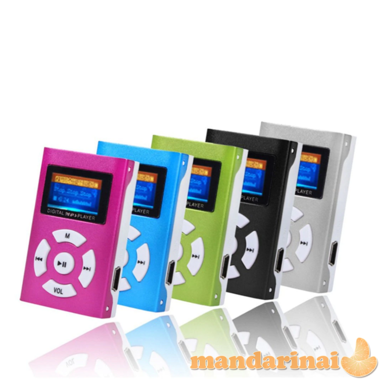 Mini MP3 grotuvas su LCD ekranu