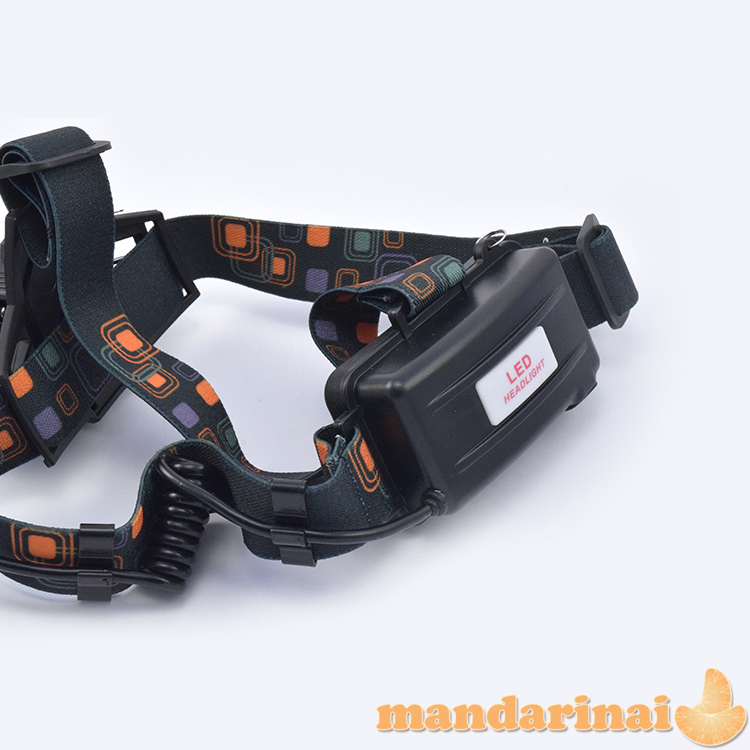 CREE 8000LM T6 3 LED galvos prožektorius