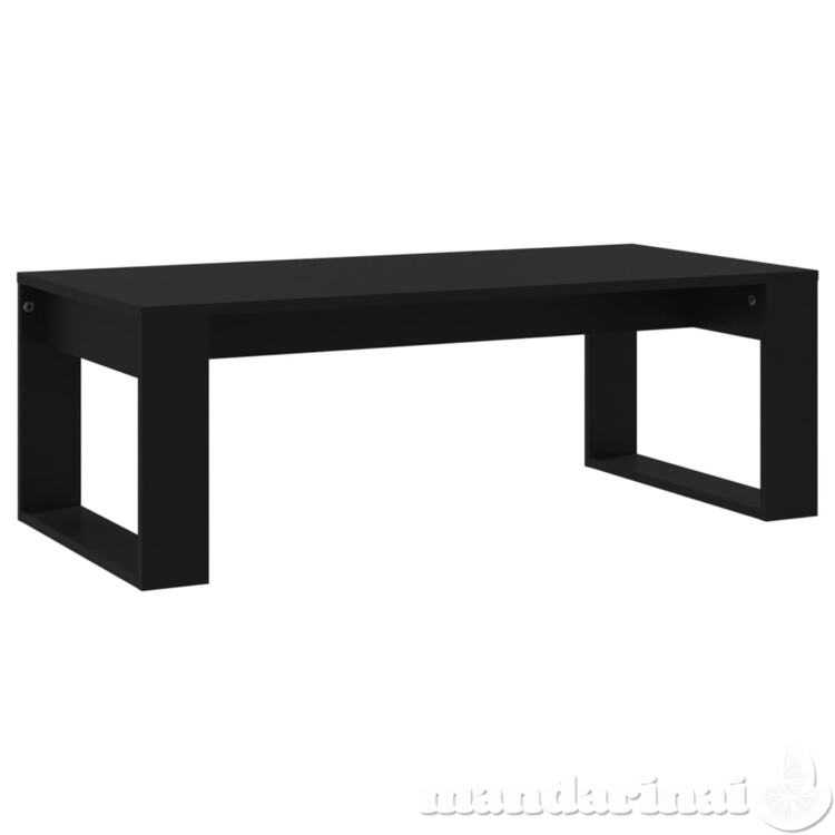 Kavos staliukas, juodos spalvos, 102x50x35cm, apdirbta mediena