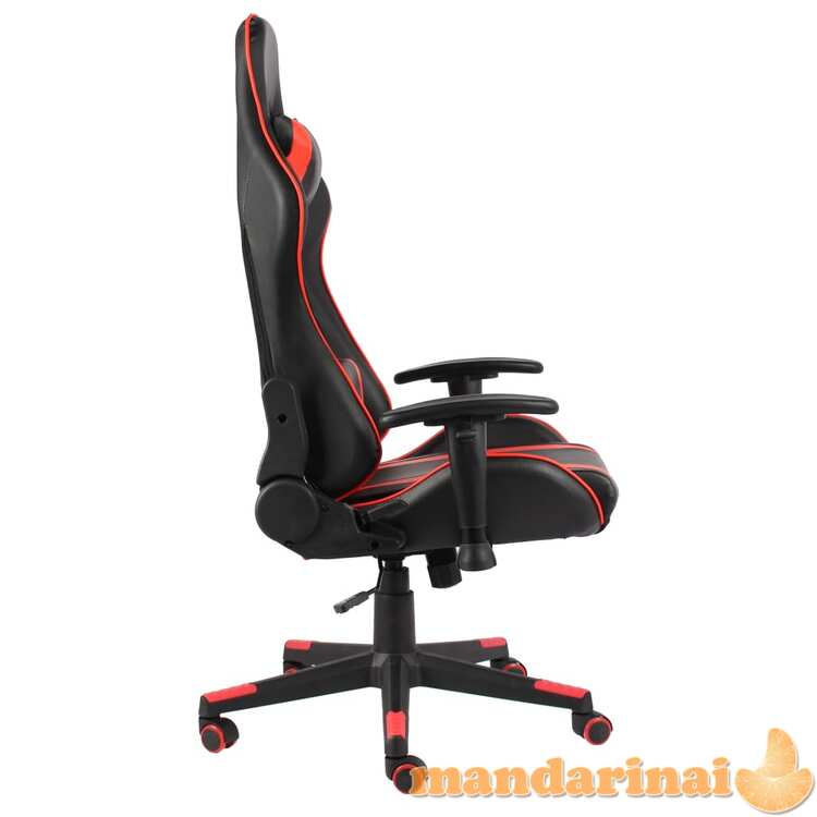 Pasukama žaidimų kėdė, raudonos spalvos, pvc