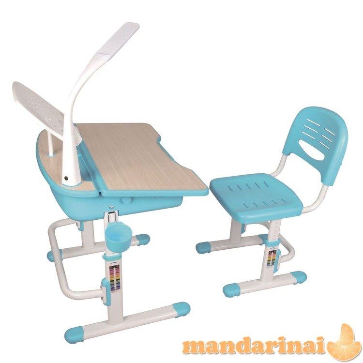 Vipack rašomasis stalas su kėde comfortline 301, mėlynas/baltas