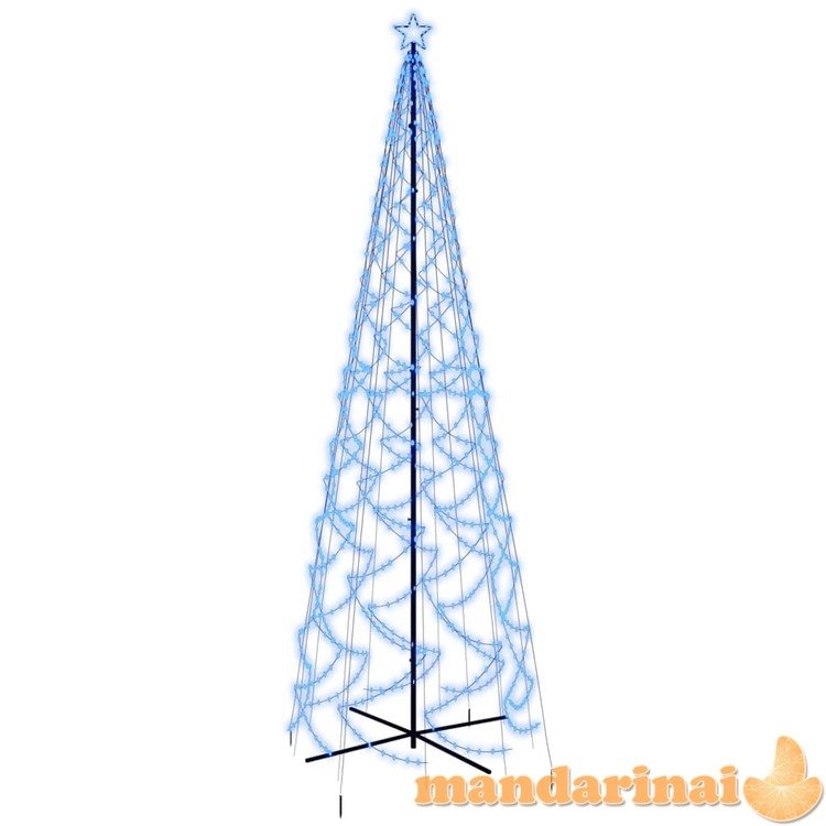 Kalėdų eglutė, 160x500cm, kūgio formos, 1400 mėlynų led