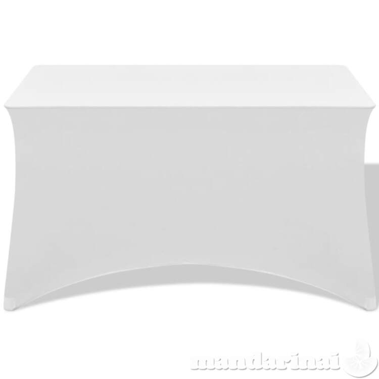 Tamprios staltiesės, 2 vnt., 120x60,5x74 cm, baltos