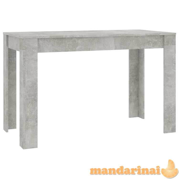 Valgomojo stalas, betono pilkos spalvos, 120x60x76cm, mdp