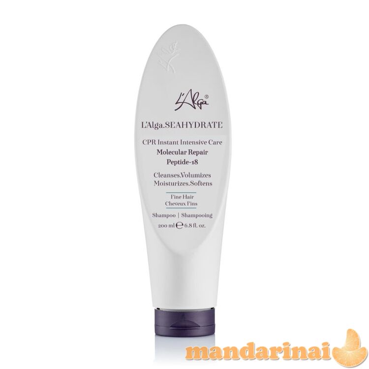 Drėkinantis šampūnas ploniems plaukams su peptidais, 200 ml 