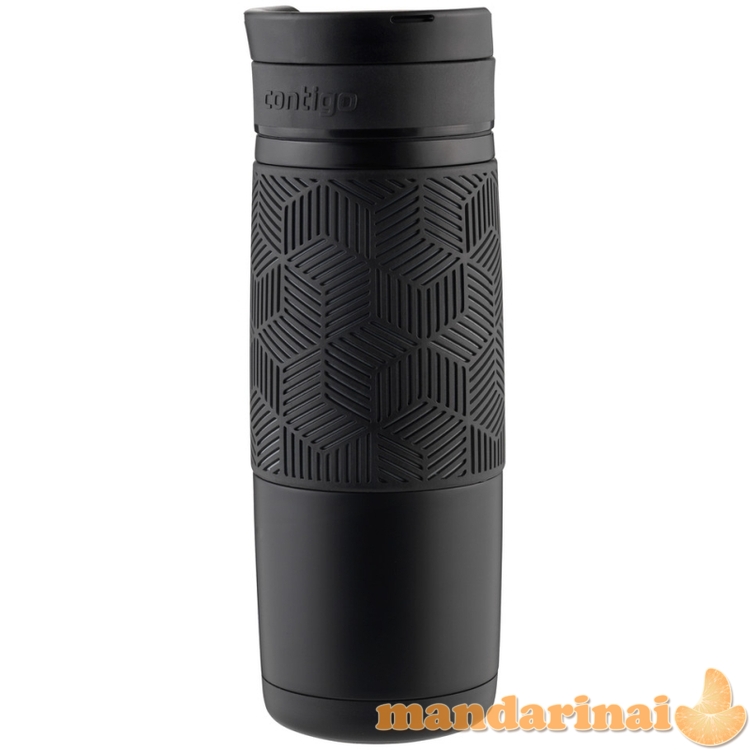 Termo puodelis Metra juodas 470ml. 