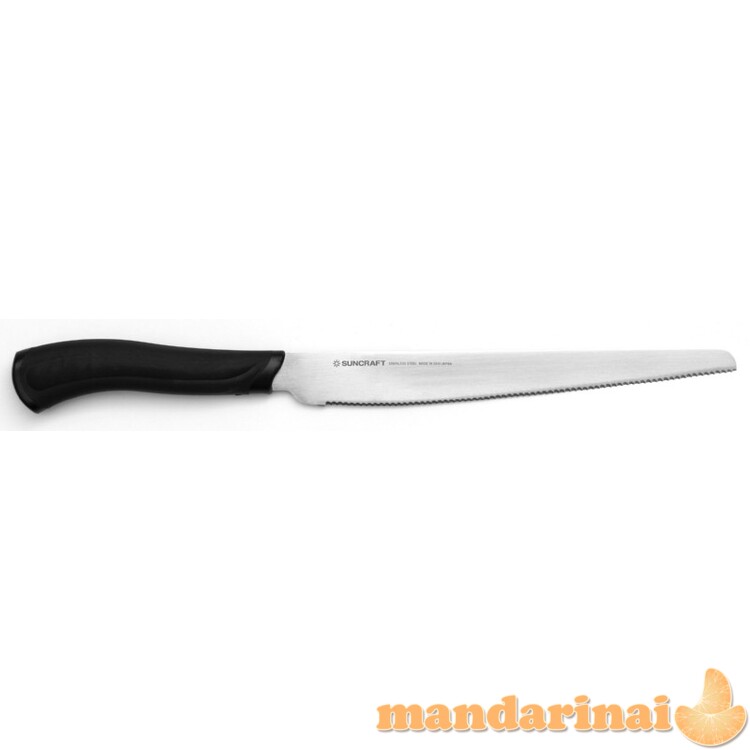Japoniško plieno peilis duonai Suncraft 